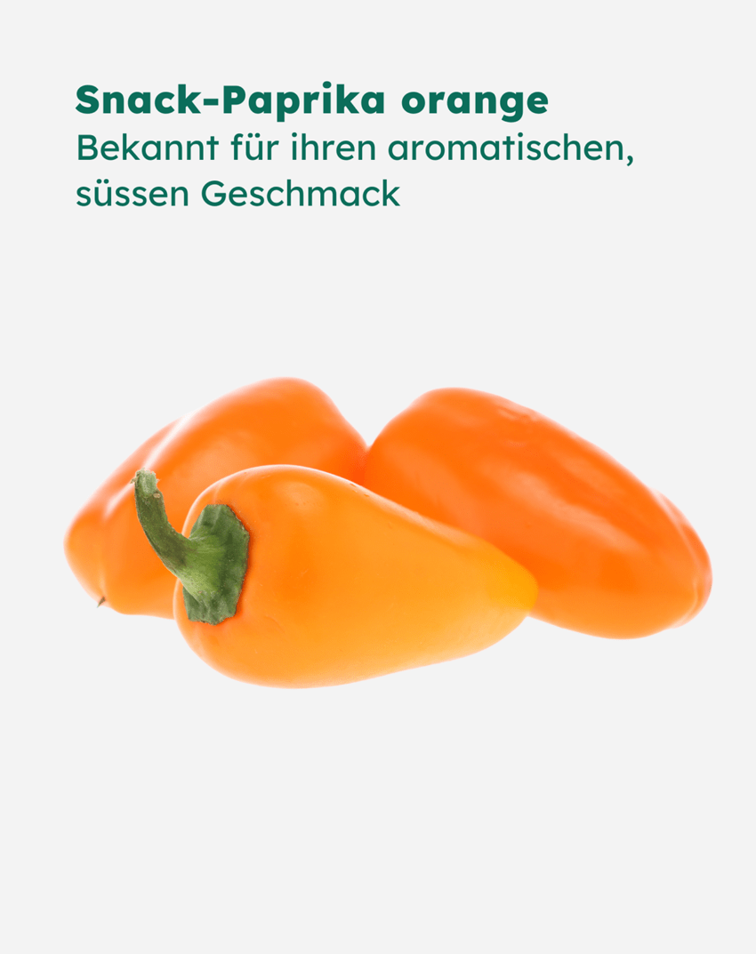 Snack-Paprika orange